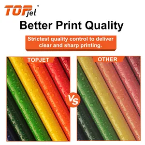 Kit di Ricarica Inchiostro Pigmentato Nero T542 542 di Alta Qualità Topjet Compatibile per Stampanti Epson ET-5800 5850 5880 16650 - Product Image 2