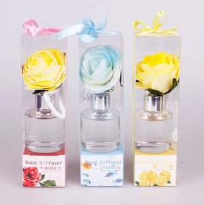 Reed <strong>Diffuser</strong> 30ml White Flower Reed <strong>Diffuser</strong> Office Room Bathroom Fragrance Long-lasting Aesthetic Exquisite Gift Reed <strong>Diffuser</strong> - Product Image 1
