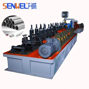 SENWEL, производственная линия труб из нержавеющей стали, машина для изготовления квадратных труб в прочной конструкции, трубчатая мельница