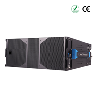 Système de sonorisation actif double 10 pouces Line Array 710W, audio PA professionnel amplifié pour événements et concerts en extérieur