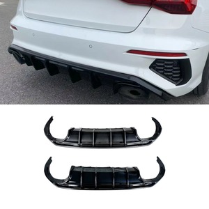 ลิ้นกันชนหลังแบบดิฟฟิวเซอร์  สำหรับ Audi A3 Sedan 2021-2024 ชุดแต่งรถยนต์ - Product Image 2
