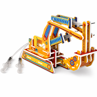 Kit de Construcción de Excavadora Hidráulica EPT, Juguete Educativo STEM, Modelo de Camión de Construcción, Regalo para Niños de 6 Años en Adelante
