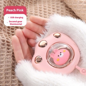 Cartoon Cat Claw USB <strong>Rechargeable</strong> <strong>Hand</strong> <strong>Warmer</strong> Overheat Protection Portable PTC Mini for Baby Pet Household use Winter for - Product Image 6