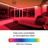 Bande LED personnalisée 5V 12V 24V RGB Rgbw Rgbww RGBIC IP65/IP67/IP68 étanche Tira Led Strip WS2812B WS2811 WS2815 5050