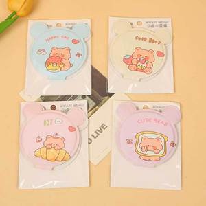 Portable Handheld <b>Mirror</b> Mini Round <b>Square</b> Creative Makeup <b>Mirror</b> Random Color Aluminum Frame Silver Lens Personal Gift - Product Image 2