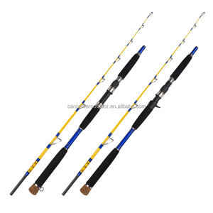 ODM 2 sections 5,3 pieds 5,7 pieds 6,4 pieds 80-500 poids de <span class=keywords><strong>leurre</strong></span> 60 #   <span class=keywords><strong>Canne</strong></span> à pêche pour bateau avec poignée en liège - Product Image 1