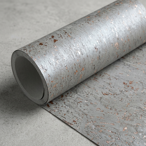 Papier peint écologique rose gold effet écorce, prêt à être expédié, autocollant, vinyle, revêtement <span class=keywords><strong>mural</strong></span> en liège, imperméable, décoratif - Product Image 1