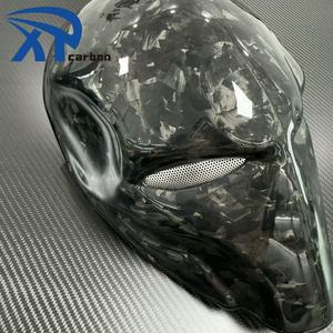 ハロウィンデコレーションhelloweenフェイスマスクカーボンファイバーハロウィンマスクパーティーマスク - Product Image 5