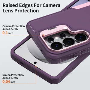<span class=keywords><strong>Coque</strong></span> Hybride avec Anneau Support d'Objectif pour <span class=keywords><strong>Samsung</strong></span> Galaxy S26 Plus S25 Ultra S24 S23 FE S22 A07 A17 A37 A57 A06 A16 A26 A36 A56 – Housse Arrière - Product Image 4