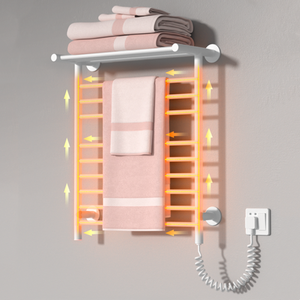 AVONFLOW usine Offre Spéciale aluminium fil sec <span class=keywords><strong>chauffage</strong></span> électrique porte-serviettes porte-serviettes avec contrôleur thermostatique - Product Image 2