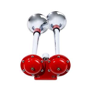 Wenle, klaxon à air universel électronique double <span class=keywords><strong>trompette</strong></span> de haute qualité, 65 cm, 12/24 V, double <span class=keywords><strong>trompette</strong></span> longue, pour camion, fourgon, train, bus - Product Image 5