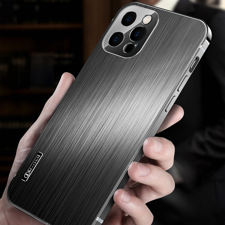 Luxury Titanium steel Metal Brushed Shockproof Phone Protection Cover Case Fo iPhonePro Max 13
