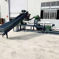 Granulateur à moteur haute puissance à deux étages contrôlé par PLC pour le traitement des déchets plastiques HDPE/LDPE/PP/PE/ABS/PS/EVA/PC/PPR