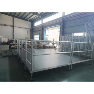 Scène télescopique portable en aluminium léger 1m x 1m avec finition antidérapante pour concerts et événements – Installation facile - Product Image 6