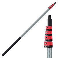 Nouveaux serre-tiges métalliques en fibre de carbone à dégagement rapide et clips de verrouillage réglables pour poteaux télescopiques et fenêtres, les plus vendus