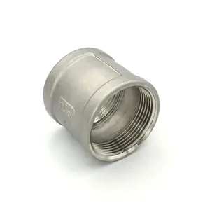 High quality Stainless steel 304/316 customize pipe fitting socket coupling for water oil gas