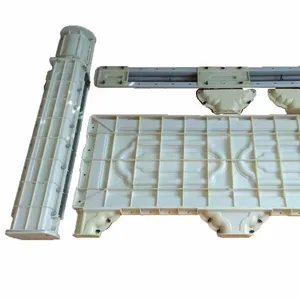 高耐久性预制3d墙栅栏板塑料模具水泥混凝土墙塑料模具