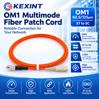 Câble de raccordement à fibre optique multimode KEXINT OM1 62,5/125 µm ST vers SC LSZH