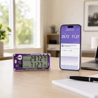 Thermomètre et hygromètre numériques WIFI industriels de haute précision utilisant le capteur SHT45 pour incubateur, boîte à cigares, incubateur