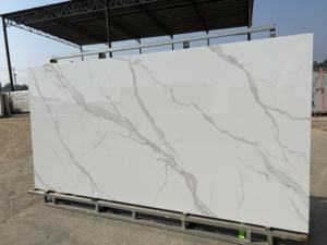 Venta caliente Azulejo de piso Losas grandes Placa gruesa blanca Cocina Azulejo de porcelana Encimera Losa grande <span class=keywords><strong>Piedra</strong></span> sinterizada - Product Image 2