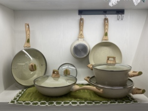 Offre Spéciale 6 pièces en aluminium forgé antiadhésif ensembles d'ustensiles de cuisine cuisson marmites casserole ustensiles de cuisine - Product Image 2