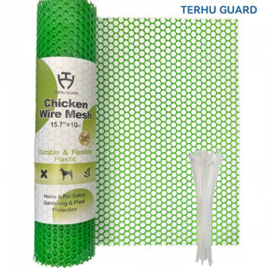 Maille hexagonale en plastique multi-usages de 15,7 pouces * 10 pieds |   Durable pour clôtures de jardin, poulaillers et supports de plantes - Product Image 1