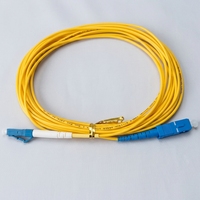 Câble à fibres optiques 2 cœurs 6,0 mm GJYXCH avec connecteur SC/LC APC UPC, fourni directement par l'usine