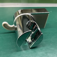 Support de Douche et Fixation Chromés à Sortie d'Eau Unique, Design Moderne, Installation Facile, Idéal pour Hôtels - Offre Spéciale