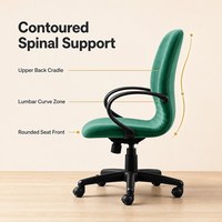 Chaise de bureau exécutive personnalisée OEM ODM, pivotante, ergonomique, dossier solide, confortable, réglable, en tissu, pour personnel