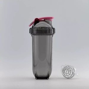 Borraccia shaker sportiva da 700 ml in Tritan senza BPA per studenti, tazza miscelatrice a chiusura ermetica con sfera mescolatrice per <span class=keywords><strong>acqua</strong></span> quotidiana a scuola, latte in polvere - Product Image 5