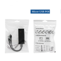 ZhenqianKJ, Cable Ethernet RJ45 de 48V a 5V, divisor POE Micro USB, convertidor POE de 10/100Mbps para cámara IP CCTV