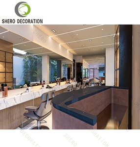 Espejo LED Moderno para Salón de Belleza, Estación de Espejo de Lujo para Estilistas, Muebles de Salón Personalizados, Decoración - Product Image 5