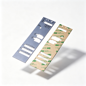 Etiqueta Autoadhesiva de Aluminio Personalizada, Rectangular, Grabada, para Panel de Control Industrial, con Fuerte Adhesión, para Electrónica de Consumo - Product Image 1