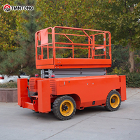 Plateforme élévatrice à ciseaux hydraulique électrique portable avec livraison gratuite