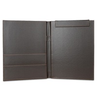 Cuero A4 palanca arco archivo cubierta papel documentos almacenamiento carpetas carpeta Clip cartera tablero de escritura Pad para regalos de negocios