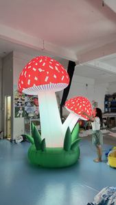 Decorazioni Gonfiabili Pubblicitarie a Forma di Piante, Modello Gigante di Fungo Gonfiabile con Luci LED da 3m per Festival, Eventi, Feste e Paesi <span class=keywords><strong>delle</strong></span> <span class=keywords><strong>Meraviglie</strong></span> - Product Image 4