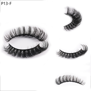 <span class=keywords><strong>Faux</strong></span> <span class=keywords><strong>cils</strong></span> courts en vison de 15mm 100% cheveux synthétiques noirs naturels faits à la main avec propre marque et emballage personnalisé pour le maquillage - Product Image 5
