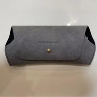 Étui à lunettes haut de gamme personnalisable avec logo, étui à rabat pour lunettes de soleil et de lecture, sac pour montures de lunettes avec stock fabricant