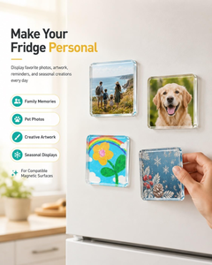 Imán Acrílico para Refrigerador de Diseño Premium, Resistente a Rayones y de Larga Duración, para Manualidades y Decoración del Hogar, Producción en Masa - Product Image 1