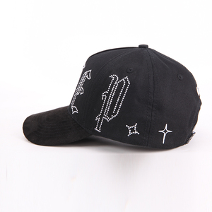 Groothandel Mannen <span class=keywords><strong>Custom</strong></span> 5 Panel <span class=keywords><strong>A</strong></span> Frame Borduurmuts Fabrikant Suède Baseballpetten Hoeden Met Aangepaste Logo - Product Image 3