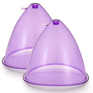 Gobelets en plastique transparents bleus XXL de 180ml, 21cm, taille extra-large pour lifting des fesses, masseur mammaire, machine de thérapie sous vide - Product Image 6