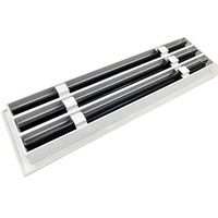 Pièces de système HVAC grilles et registres fente linéaire diffuseur couvercle d'évent AC pour plafond