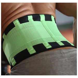 Waist Trimmer <b>Elastic</b> Breathable Cotton Support <b>Belt</b> For Waist Shaping Fitness Workout Black - Product Image 5