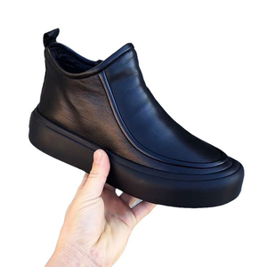 Y 39-44 Nuevos Botines <span class=keywords><strong>de</strong></span> Caña Media <span class=keywords><strong>para</strong></span> <span class=keywords><strong>Hombre</strong></span> con Cremallera y Plataforma Interna, <span class=keywords><strong>Zapatos</strong></span> Casuales Cómodos y <span class=keywords><strong>de</strong></span> Moda - Product Image 5
