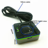 Système de contrôle d'accès ZKT, scanner d'empreintes digitales portable USB, Linux, capacité de 1000 utilisateurs, écran LCD, modèle Live 20R/SLK20R, SDK ouvert