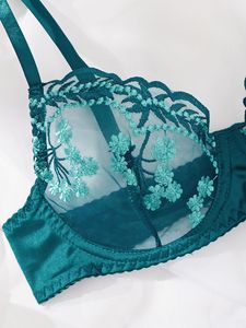 Borduurwerk Sexy Dames Kant Transparant Dames Mesh Lingerie Set - Product Image 4