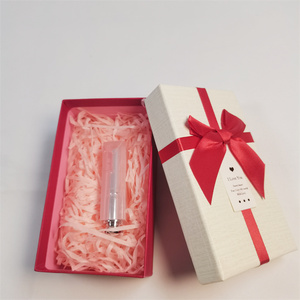 Boîte cadeau en carton écologique pour bijoux, boîte cadeau de Noël avec ruban, boîte cadeau de Noël - Product Image 3