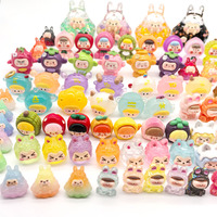 3D Cartoon Fruit Resin Miniatuur Poppenhuis Accessoires Dieren Figuurje Glow-in-the-dark Blind Bag Verrassing Kinderspeelgoed Groothandel