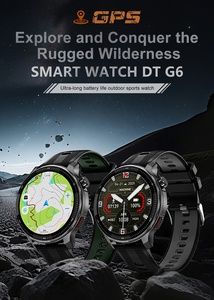 DT G6 GPS <b>Smart</b> Watch with BT Calling 1.43 Inch AMOLED HD Display 500mAh Battery 3ATM Waterproof for Men Outdoor Sports - Product Image 2
