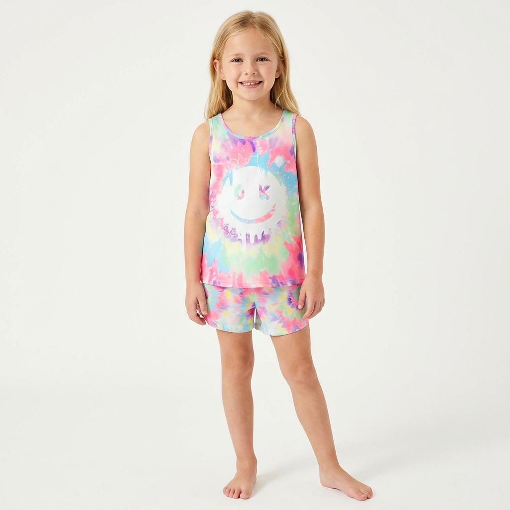 Swirl Face (Tank Top & Shorts Set)